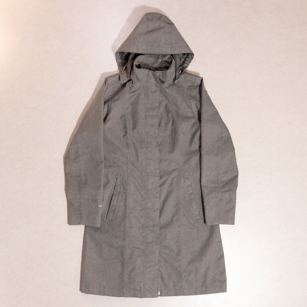 Eddie Bauer Girl on the Go Weatheredge Trench Waterproof Jacket Women's PS Gray